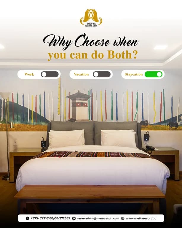 Metta Resort — Work, vacation or staycation promotion
